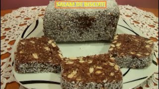 Salam de biscuiti reteta [upl. by Rabbi]