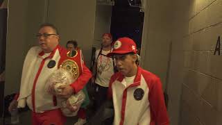 THE FACE OF BOXING  CANELO AND TEAM LEAVING THE ARENA AFTER WIN OVER GGG EsNews Boxing [upl. by Aleacem]