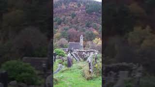 Glendalough and Glendasan River ireland Glengalough ASMR riversounds [upl. by Anahsed]