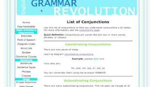 List of Conjunctions [upl. by Ciel416]