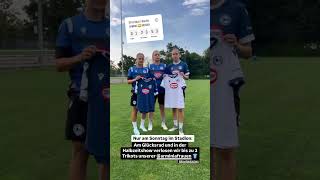 Arminia Bielefeld ihr habt die einmalige Gelegenheit 3 Trikots unserer Frauen zu gewinnen 🍀 [upl. by Ancilin]