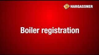 Hargassner Heating Technology  App Boiler registration [upl. by Esdnil]