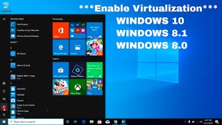 How to enable Virtualization VTx in Bios Windows 10  NEW [upl. by Ulric]