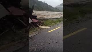 Flood in Sunkoshi river nepal 🇳🇵😭😭 [upl. by Enaitsirk896]