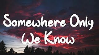 Somewhere Only We Know  Keane Lyrics  Ed Sheeran Rosa Linn Mix Lyrics [upl. by Ogdon]