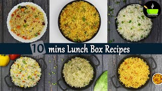 10 mins Lunch Box Recipes Indian Lunch Box Ideas Quick amp Instant Lunch Box Recipes  Leftover Rice [upl. by Asha]