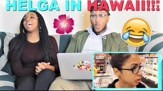 Liza Koshy quotHELGA GOES TO HAWAIIquot Reaction [upl. by Jude]