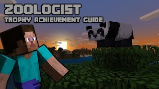 quotZoologistquot ACHIEVEMENT GUIDE  MINECRAFT [upl. by Enixam]