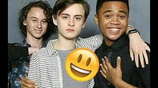 IT Movie Cast😊😊😊  Finn Jack Wyatt and Jaeden CUTE AND FUNNY MOMENTS 2018 8 [upl. by Assirahc393]