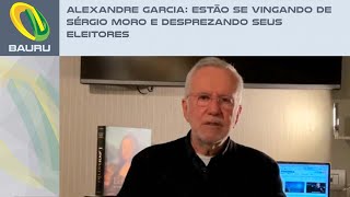 Alexandre Garcia Estão se vingando de Sérgio Moro e desprezando seus eleitores [upl. by Latrina]