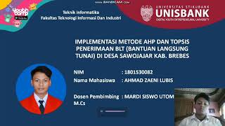 Presentasi Tugas Akhir Skripsi quotAhmad zaeni lubis 1801530082quot [upl. by Sigmund]