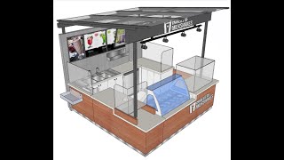 fast food kiosk design build manufacturerUNIQUE KIOSK COMPANY [upl. by Sharma166]