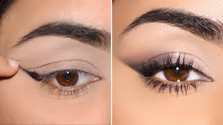 Why This HOODED Eye Makeup Technique is better than Eyeliner [upl. by Aleakam]