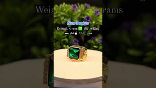 goldring greenstone newdesign beautiful newmodel instajewelry youtubeshorts youtubevideo [upl. by Devlin]