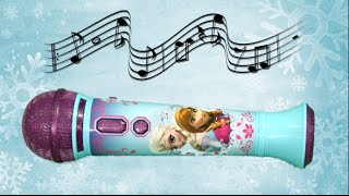 Frozen Magical MP3 Microphone from eKids [upl. by Sperling862]