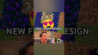 NEW FLOOR DESIGN viralshorts minecraft video youtubeshorts tiktok hack ytshorts meme op 1k [upl. by Bohaty552]