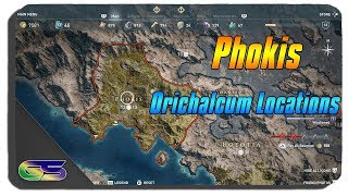 Assassins Creed Odyssey All Phokis Orichalcum Locations [upl. by Mello]