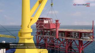 SapuraAcergy  Iwaki Platform Decommissioning Animation [upl. by Eidnarb]