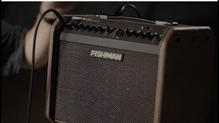 Acoustic Amp Demo The Rechargeable BatteryPowered Fishman Loudbox Mini Charge Amplifier [upl. by Anitsenre]