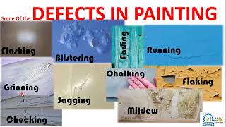 Types Of Defects In Paints its Causes and Remedies Defects In Painting [upl. by Aryaz]