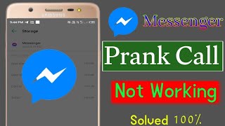 How To Fix Facebook MessengerPrank Call Messenger Video Prank Call Background Not Working 2024 [upl. by Sldney]