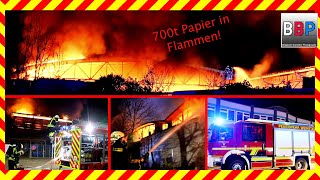 🤯Riesen Großbrand🔥 bei ALBA Waiblingen 30032022 [upl. by Hadnama]