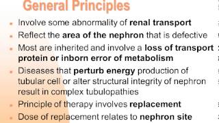 Renal Tubular Disorders [upl. by Nairolf]