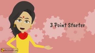 Three Point Starter Explanation amp Working Principle [upl. by Forland29]