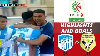 Olympique Akbou vs JS Saoura 21  Highlights and Goals  Ligue 1 Mobilis  Ligue 1 Algérie [upl. by Pip136]