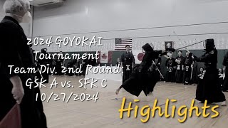 2024 GOYOKAI Tournament Team Div 2nd round GSK A vs SFK C  Highlights [upl. by Auqenahc]