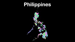 Philippines GeographyPhilippines Provinces [upl. by Ehtyaf]