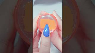 Orange French nail nails extension nailart naildesign nailpolish french nailtutorial [upl. by Illak]