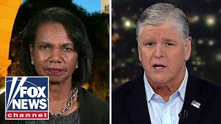 Condoleezza Rice to Hannity on Israel Brutal terrorist attack by Hamas [upl. by Gerrilee]