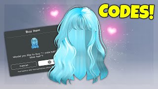 USE THESE CODES FOR A FREE HAIR [upl. by Martine]