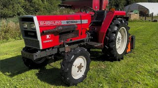 SHIBAURA SD3234 4X4 Compact Tractor amp Flail Mower [upl. by Trent]