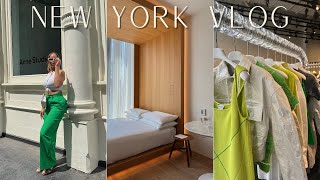 NYC VLOG  Prep amp Pack Luxury Hotel Solo Activities Shopping in Soho  Exploring The City etc [upl. by Root93]