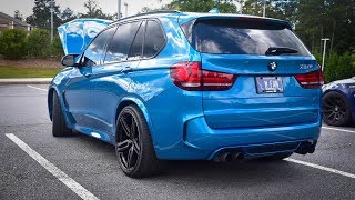 BMW F85 X5M with Dinan exhaust [upl. by Asabi]