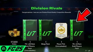 Division Rivals Rewards On FC 25 [upl. by Ennylhsa]