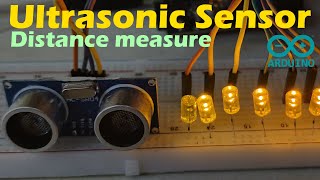 Arduino Ultrasonic Sensor LED project  Distance measurement  Arduino UNO  The Watt World [upl. by Johnston]