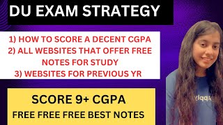 How to Score 8 CGPA in College Where to get Books Free websites for Notes❤️ [upl. by Akirdnas]