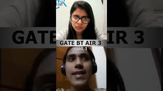 GATE BT Topper On Preparation Strategy gatebt iit btech mtech [upl. by Navillus849]