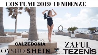 Costumi 2019 tendenze the best of SHEIN TEZENIS CALZEDONIA OYSHO E SORPRESA [upl. by Yenhpad920]