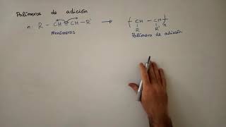 Reacciones de polimerización  Polímeros de adición [upl. by Jeralee]