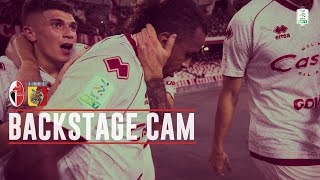 BARI 11 CATANZARO  ⚪🔴 🎥 BACKSTAGE CAM  9ª giornata SerieBKT 202425 [upl. by Haorbed]