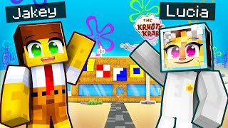 Jakey a Devenit SPONGEBOB in Minecraft [upl. by Attirehs]