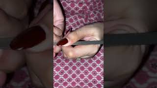 How to remove nail extensions at home nailextension nails [upl. by Ellerahc]