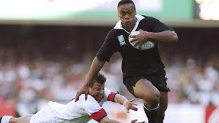 Jonah Lomu scores four tries against England [upl. by Eislehc727]