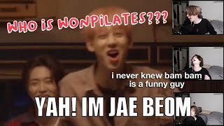 Jae Day6 reacting to kpop channel Wonpilates GOT7 video [upl. by Dust]