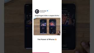 Snapdragon 8 Elite vs Apple A18 Pro 🗿 [upl. by Eillo]