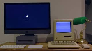 iMac Pro vs Macintosh 128k  boot test [upl. by Swan]